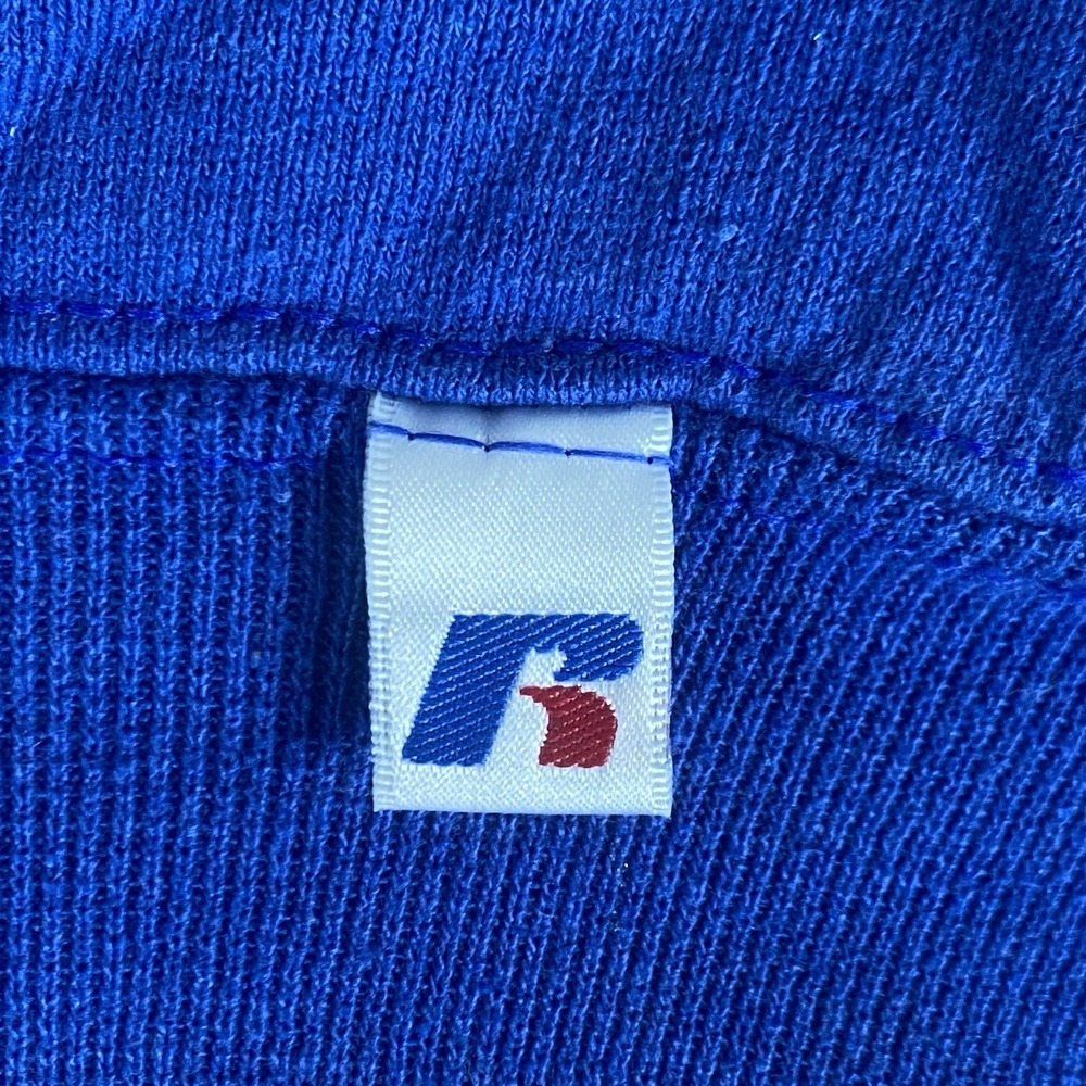 Vintage Russell Athletic Henry Clay Cheerleading Sweatshirt Blue Medium Anne - Picture 6 of 9